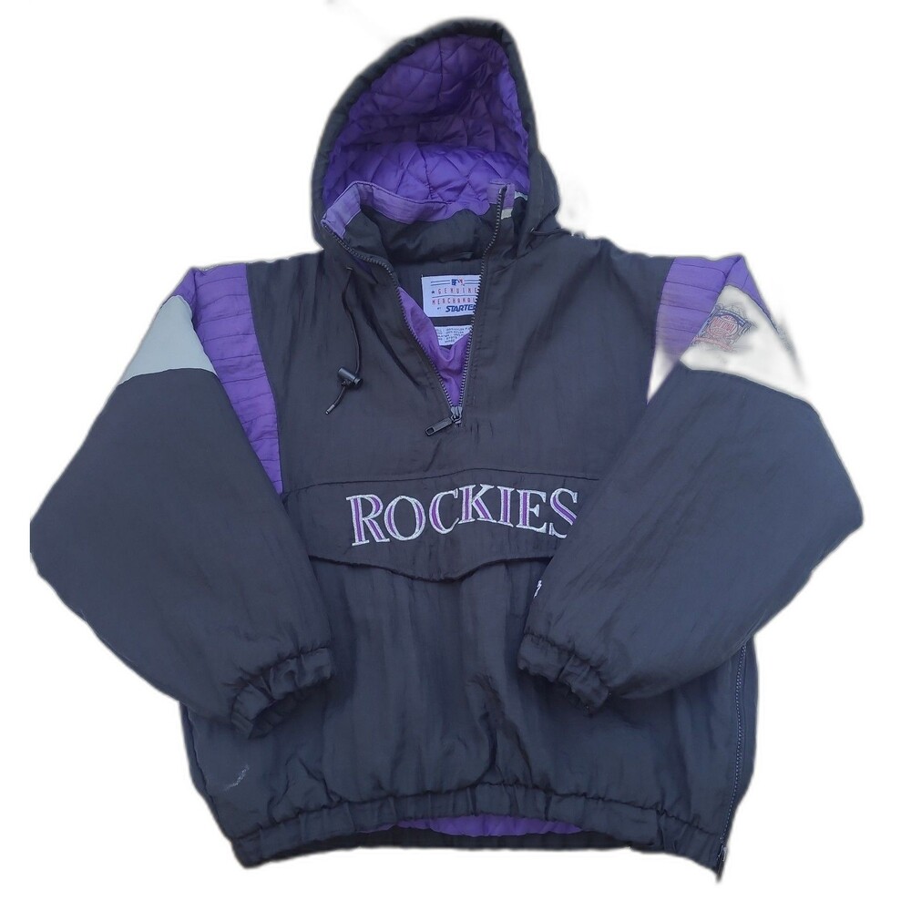 Vtg Starter Colorado Rockies puffer Jacket